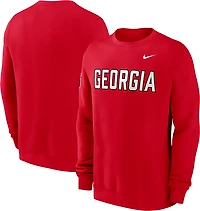 Nike Men's Georgia Block Team Fleece Club Crew