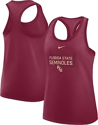Nike Women's Florida State Team Over Primary Logo Racerback Tank Top
