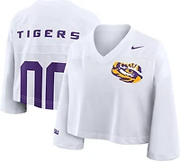 Nike Women's LSU Crop Football Jersey