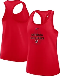 Nike Women's Georgia Team Over Primary Logo Racerback Tank Top