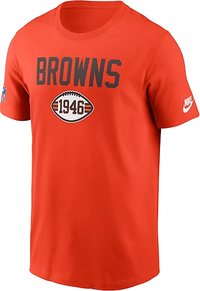 Nike Men's Browns Dri-Fit Team Issue Crew T-shirt