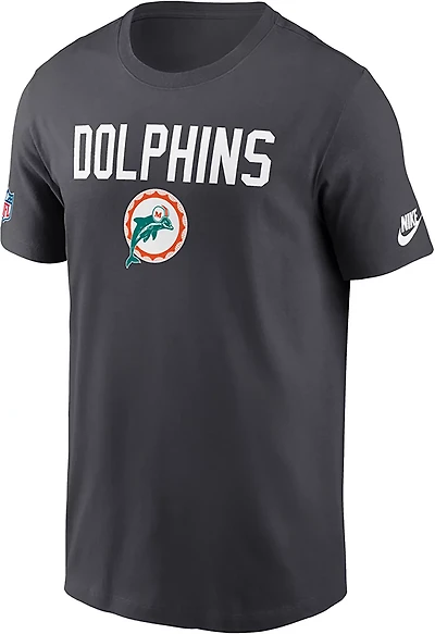 Nike Men's Dolphins Dri-Fit Team Issue Crew T-shirt