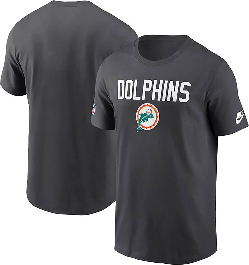 Nike Men's Dolphins Dri-Fit Team Issue Crew T-shirt