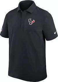 Nike Men's Texans Dri-FIT Sideline Woven Coach's Polo Shirt