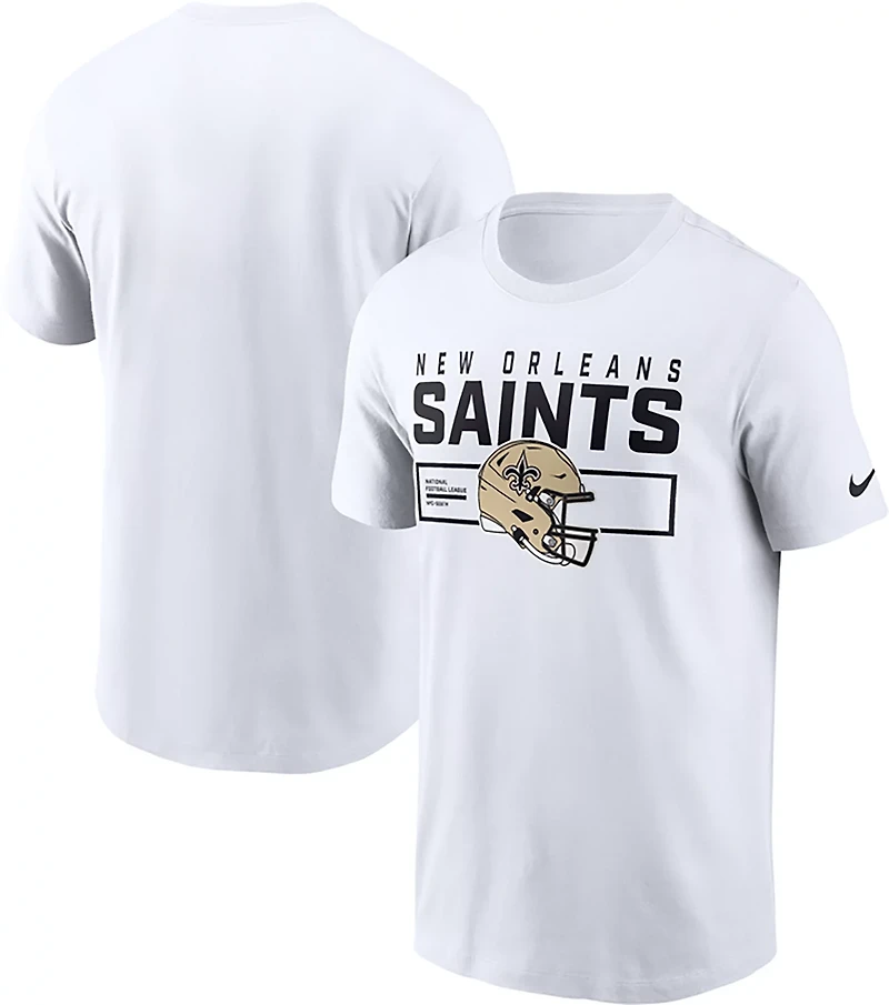 Nike Men's New Orleans Saints Helmet Essential Graphic T-shirt