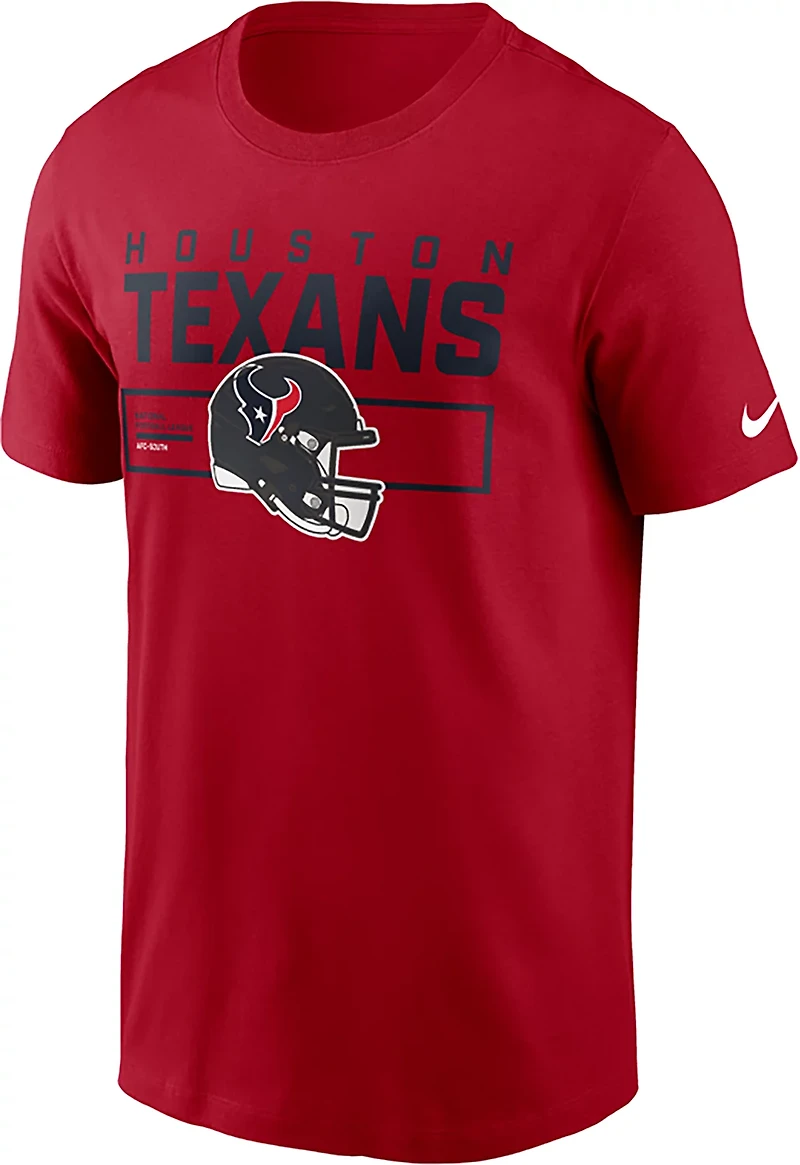 Nike Men's Houston Texans Helmet Essential Graphic T-shirt