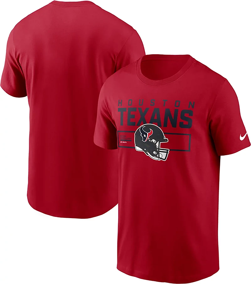 Nike Men's Houston Texans Helmet Essential Graphic T-shirt