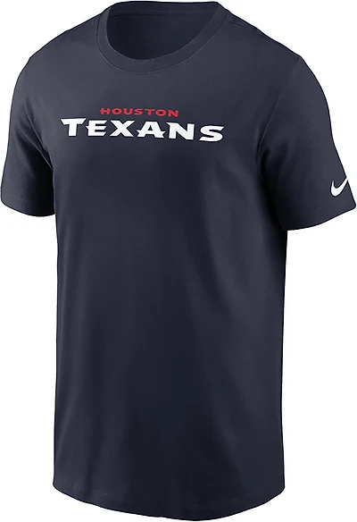 Nike Men's Houston Texans Wordmark Essential Graphic T-shirt
