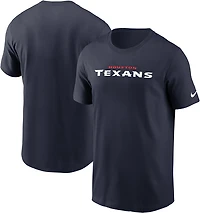 Nike Men's Houston Texans Wordmark Essential Graphic T-shirt