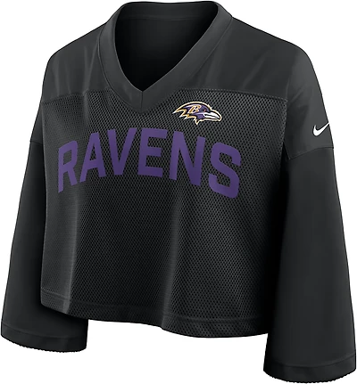 Nike Women's Ravens Jersey Fashion Top