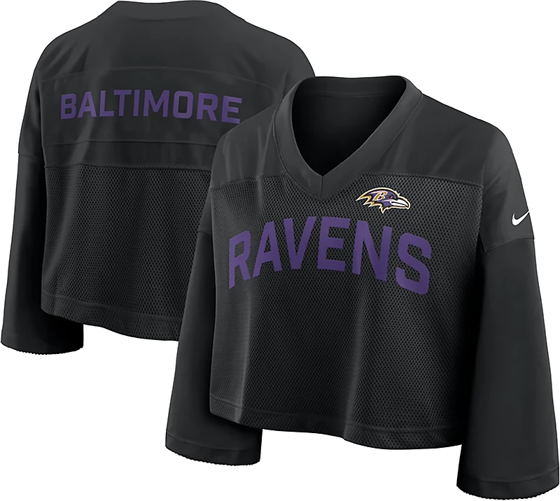 Nike Women's Ravens Jersey Fashion Top