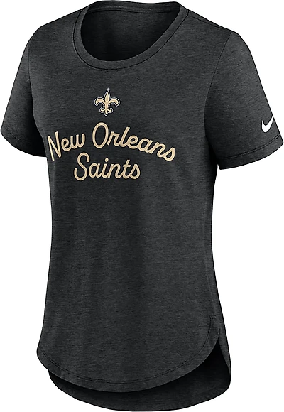Nike Women's New Orleans Saints Triblend Fashion Top
