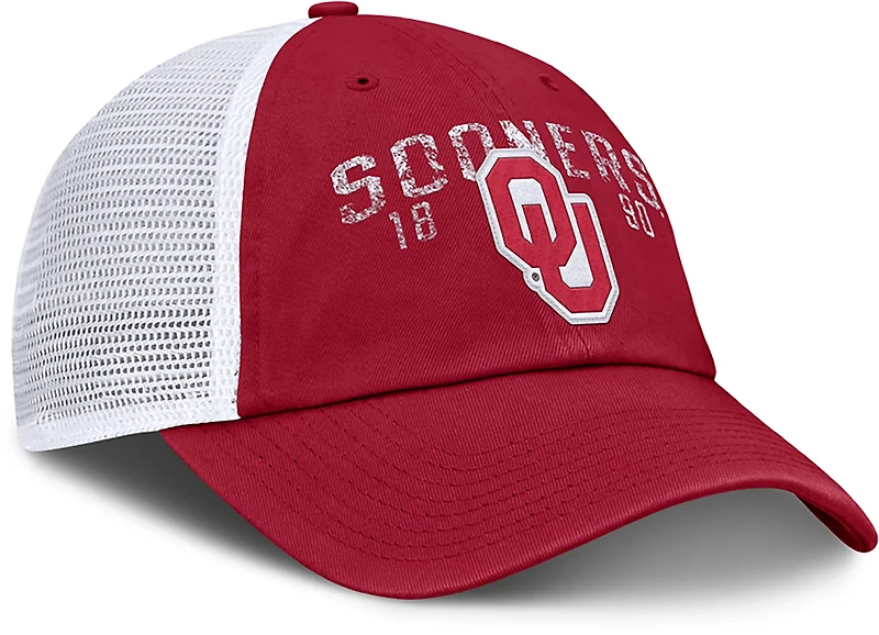 Fanatics Adults' Oklahoma College Letterman Unstructured Mesh Cap
