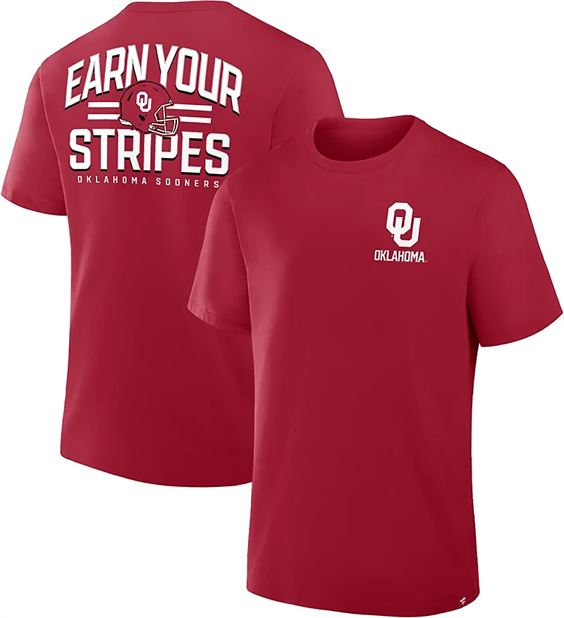 Fanatics Men's Oklahoma Legacy 2 Sided Cotton T-shirt