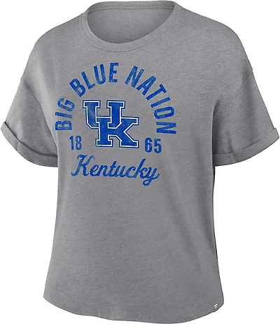 Fanatics Women's Kentucky Arch Logo Script Triblend T-shirt