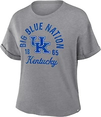 Fanatics Women's Kentucky Arch Logo Script Triblend T-shirt