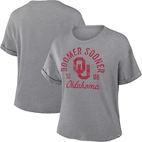 Fanatics Women's Oklahoma Arch Logo Script Triblend T-shirt