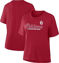 Fanatics Women's Oklahoma Script Bar Legacy Cotton T-shirt