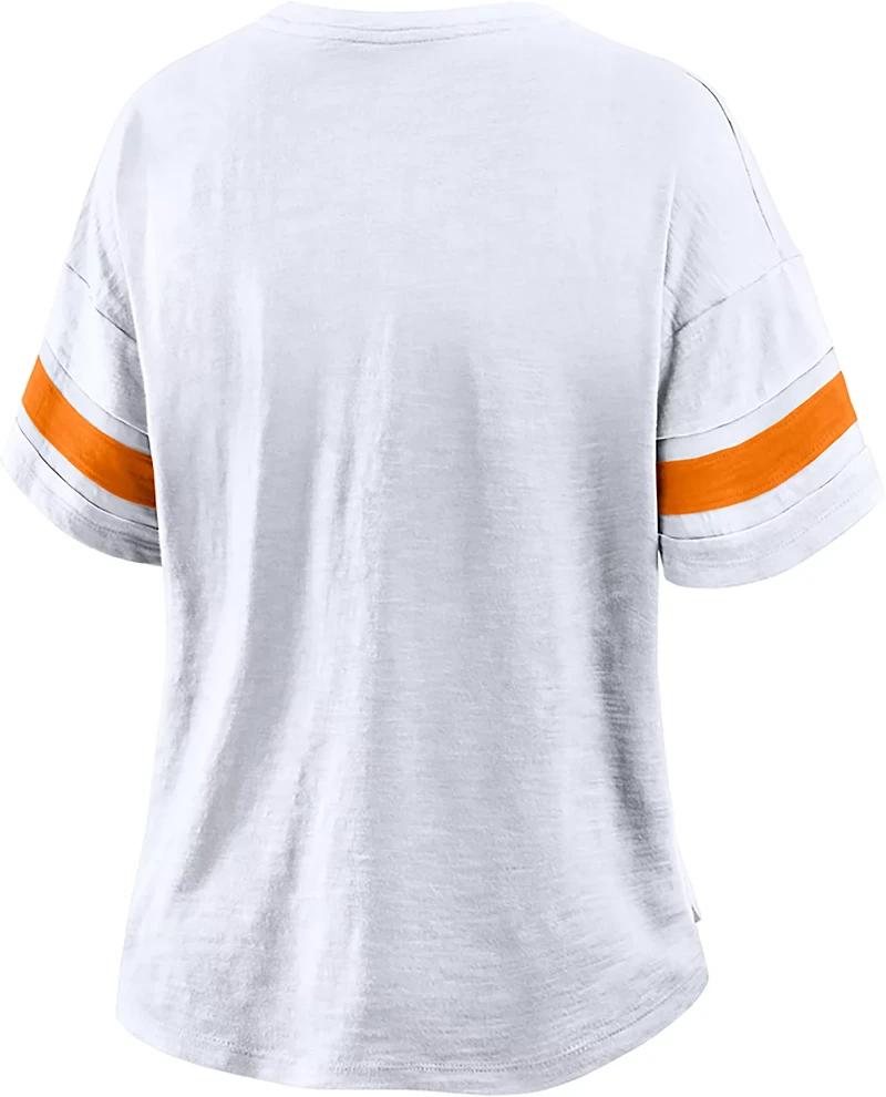 Fanatics Women's Tennessee Script Slogan Tailsweep Fashion Top