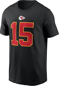 Nike Men's Kansas City Chiefs Patrick Mahomes Name and Number Short Sleeve T-shirt