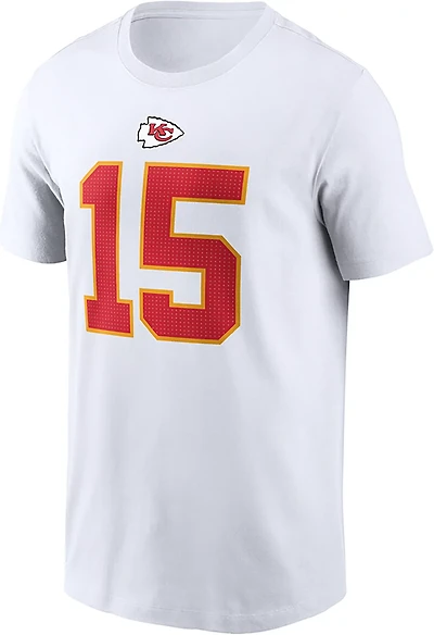 Nike Men's Kansas City Chiefs Patrick Mahomes Name and Number Short Sleeve T-shirt