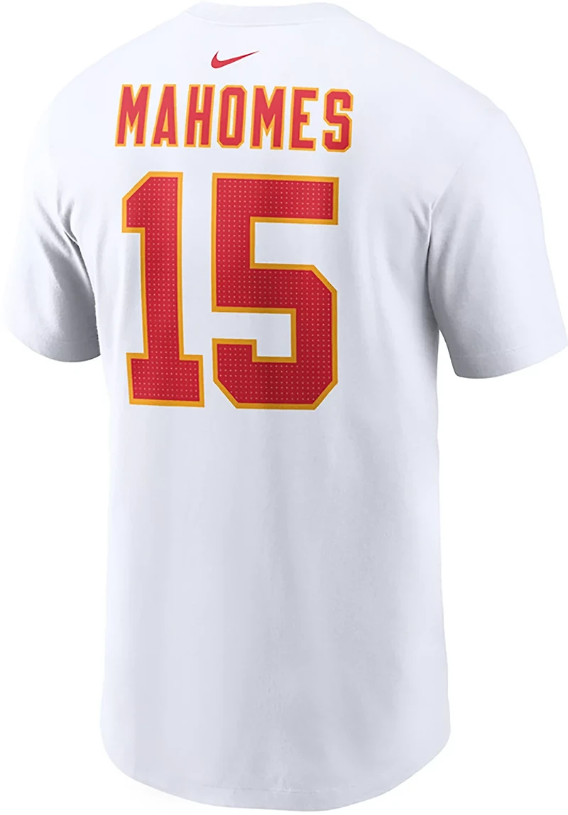 Nike Men's Kansas City Chiefs Patrick Mahomes Name and Number Short Sleeve T-shirt