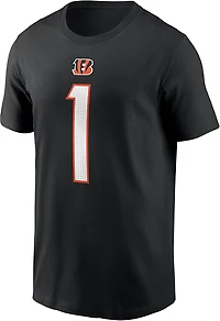 Nike Men's Bengals Ja'Marr Chase Player Name & Number T-shirt