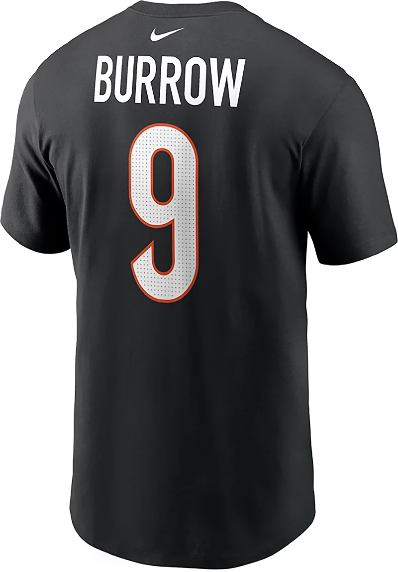 Nike Men's Bengals Joe Burrow Name & Number T-shirt