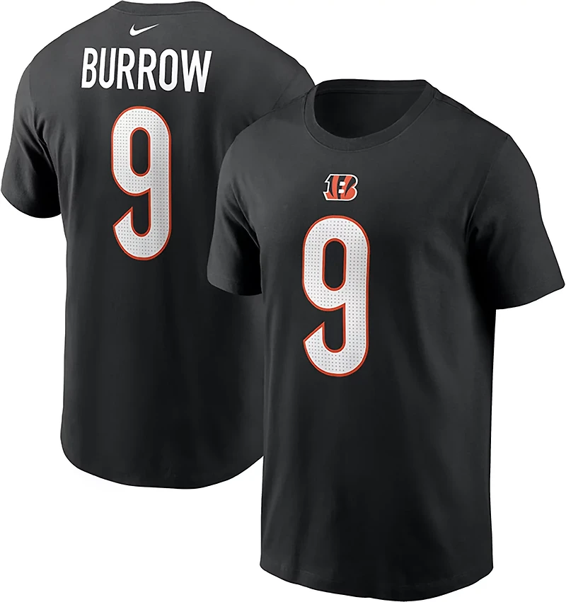 Nike Men's Bengals Joe Burrow Name & Number T-shirt