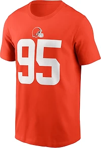 Nike Men's Browns Miles Garrett Name & Number T-shirt