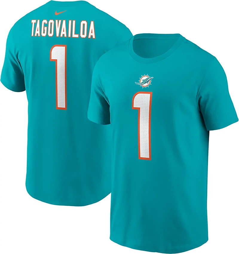 Nike Men's Dolphins Tua Tagovailoa Name & Number T-shirt