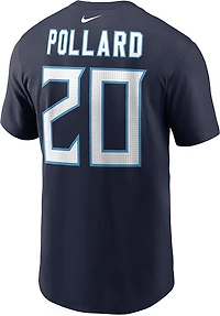 Nike Men's Titans Tony Pollard Inline Player Name & Number T-shirt
