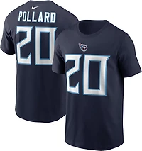 Nike Men's Titans Tony Pollard Inline Player Name & Number T-shirt