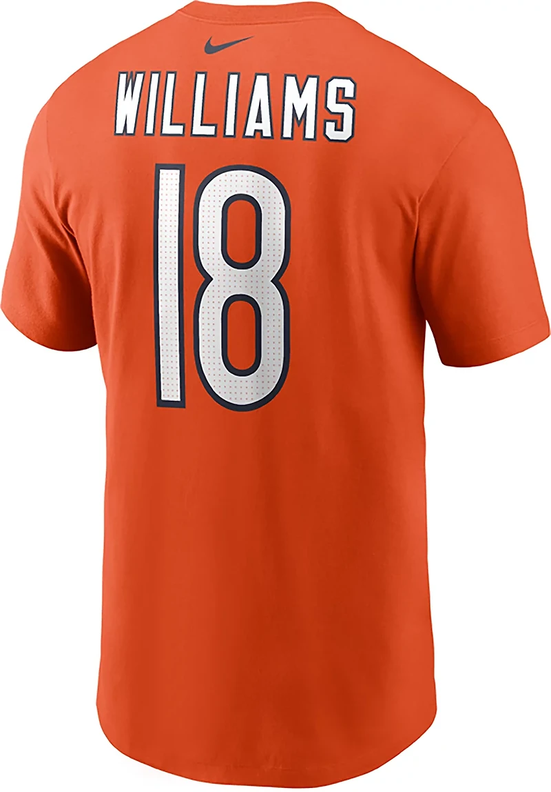 Nike Men's Bears Caleb Williams Inline Player Name & Number T-shirt