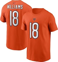 Nike Men's Bears Caleb Williams Inline Player Name & Number T-shirt