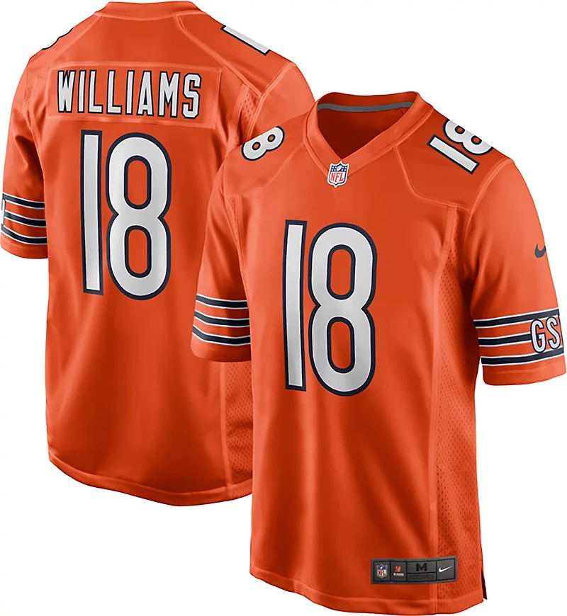 Nike Men's Bears Caleb Williams #18 Name & Number Alternate Game Jersey