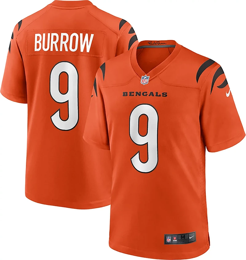 Nike Men's Bengals Joe Burrow #9 Name & Number Alternate Game Jersey