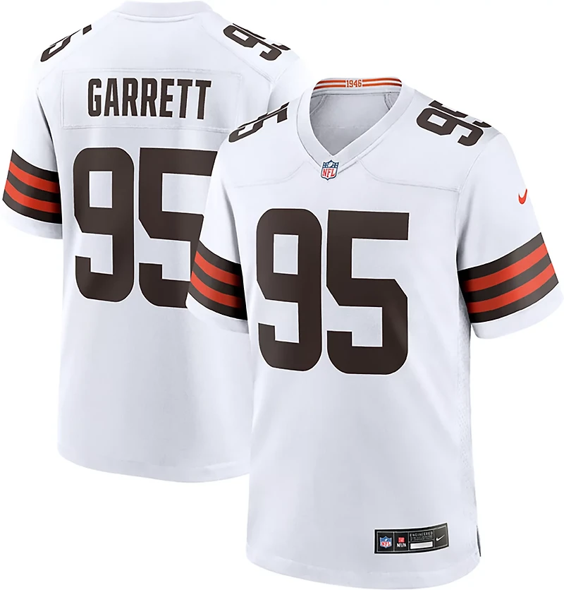 Nike Men's Browns Miles Garrett #95 Name & Number Road Game Jersey