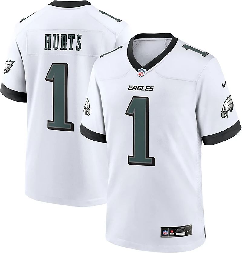 Nike Men's Eagles Jalen Hurts #1 Name & Number Road Game Jersey