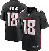 Nike Men's Falcons Kirk Cousins #18 Name & Number Home Game Jersey