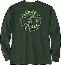 Carhartt Men's Oil Rig Flame-resistant Relaxed Fit Long-Sleeve Graphic Shirt