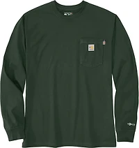 Carhartt Men's Oil Rig Flame-resistant Relaxed Fit Long-Sleeve Graphic Shirt