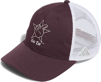 adidas Men's Texas A&M University Hero Trucker Cap