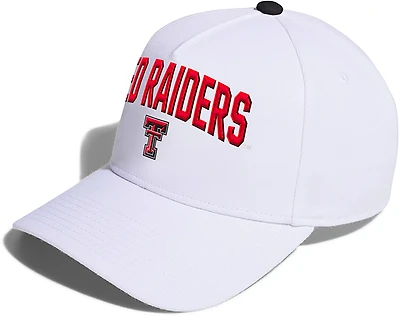 adidas Adults' Texas Tech LR Structured Cap
