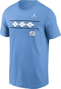Jordan Men's UNC Primary Logo Argyle T-shirt