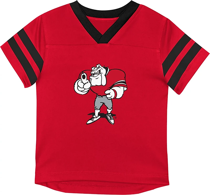 Outerstuff Toddlers' Georgia Red Zone Mascot Top and Pant Set