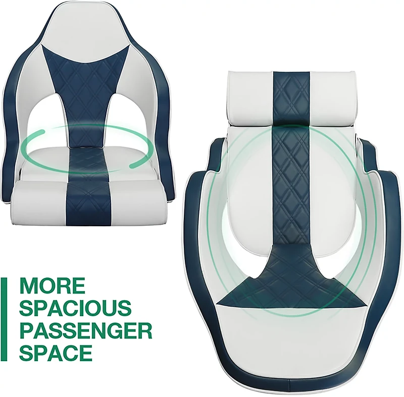 Leader Accessories Flip Up Captain Boat Seat