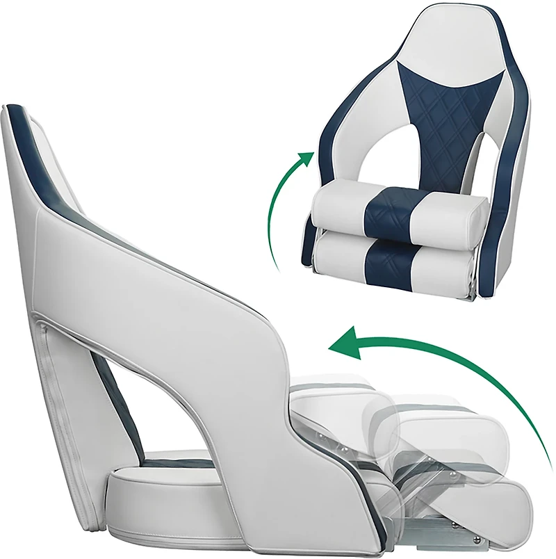 Leader Accessories Flip Up Captain Boat Seat