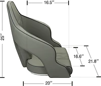 Leader Accessories Captain Boat Seat