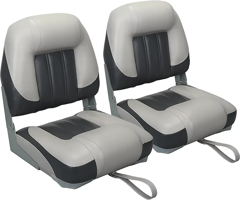 Leader Accessories Folding Low Back Boat Seats 2-Pack